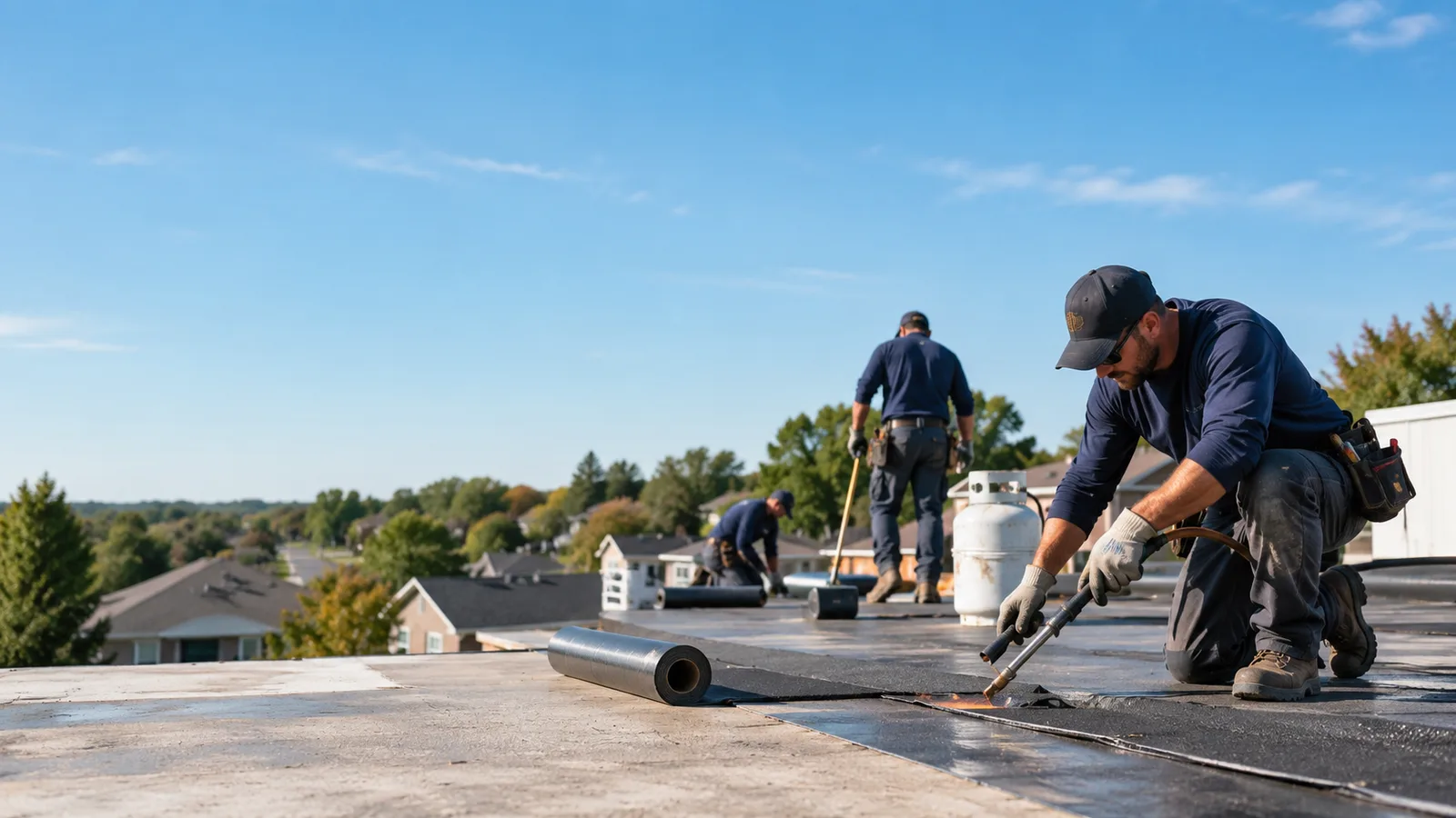 Flat Roof Leak Repair providers in Lyndhurst, VA